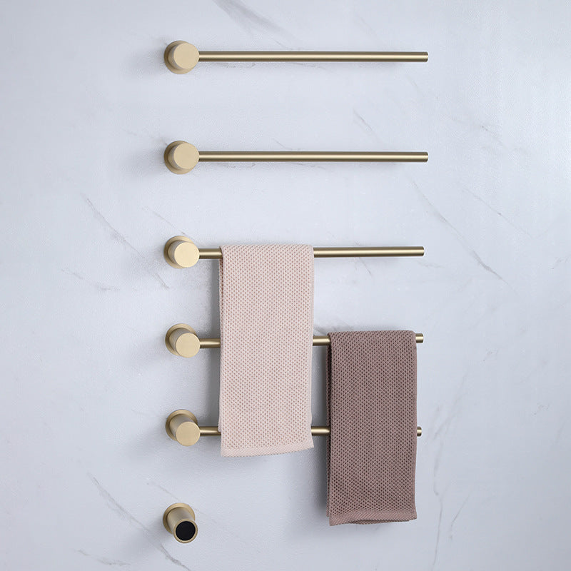 Towel Warmer Wall-Mounted Hardwired Heated Towel Rack