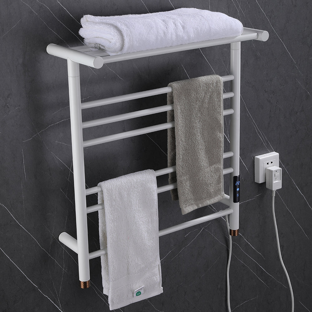 Towel Warmer Wall-Mounted Hardwired Heated Towel Rack